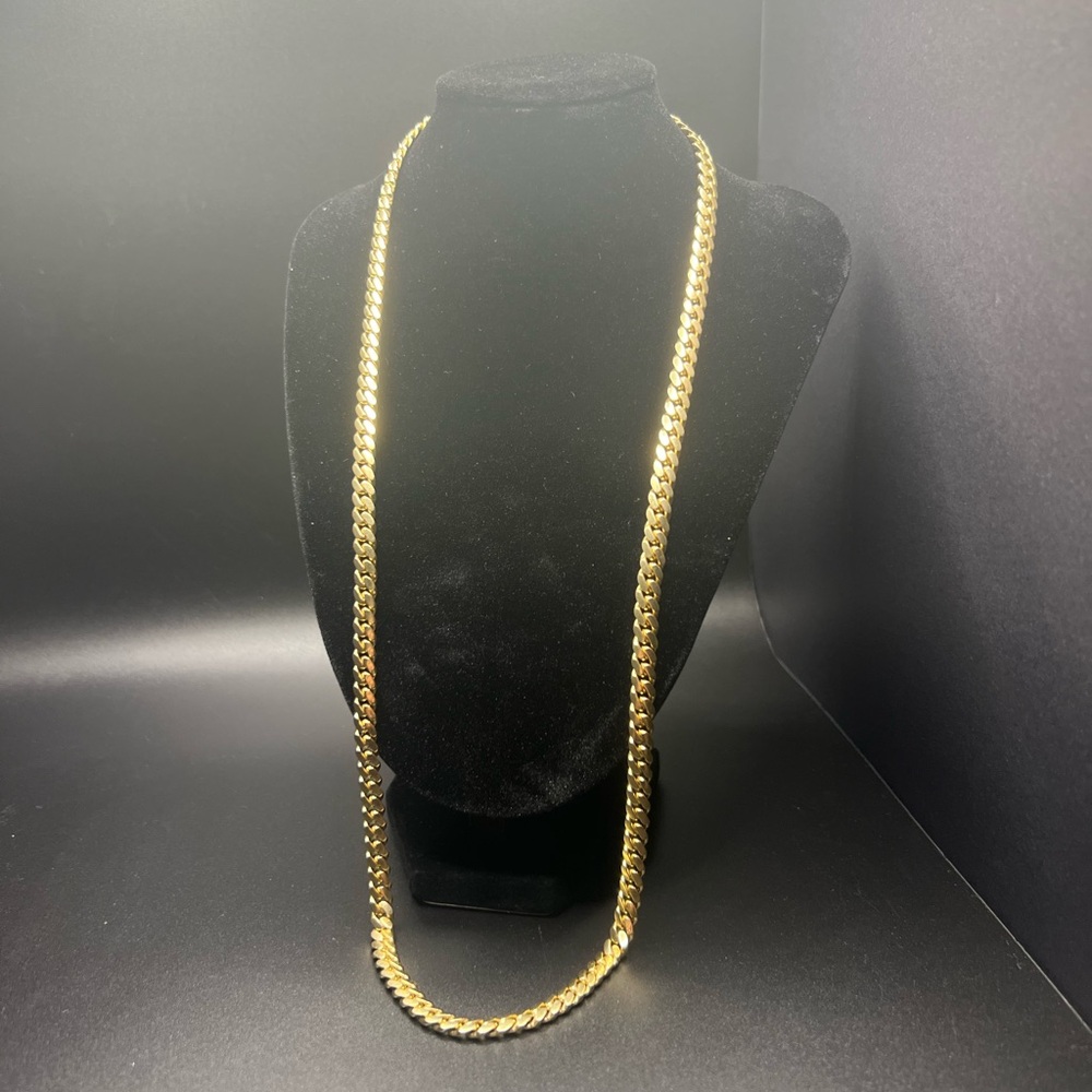 Solid 14k 66.8 G 24” 6mm Cuban
